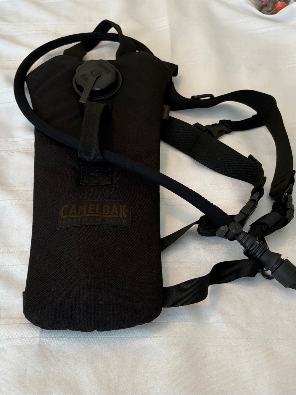Camelbak Black Hydration Pack with Drinking Tube